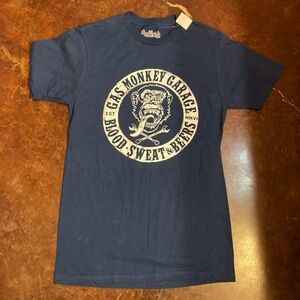 Adult Gas Monkey Garage Navy T-Shirt